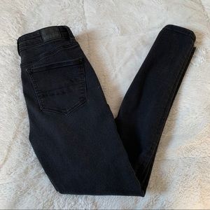 AE black highest rise skinny Jean jeggings